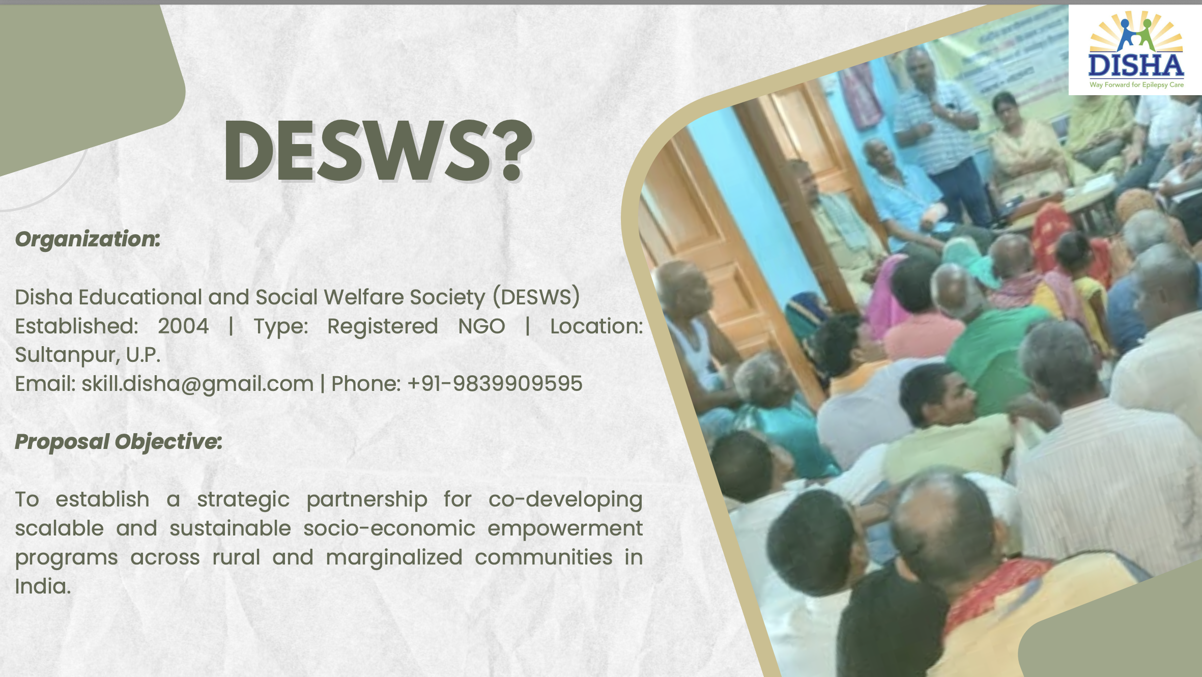 Disha Educational and Social Welfare Project 3